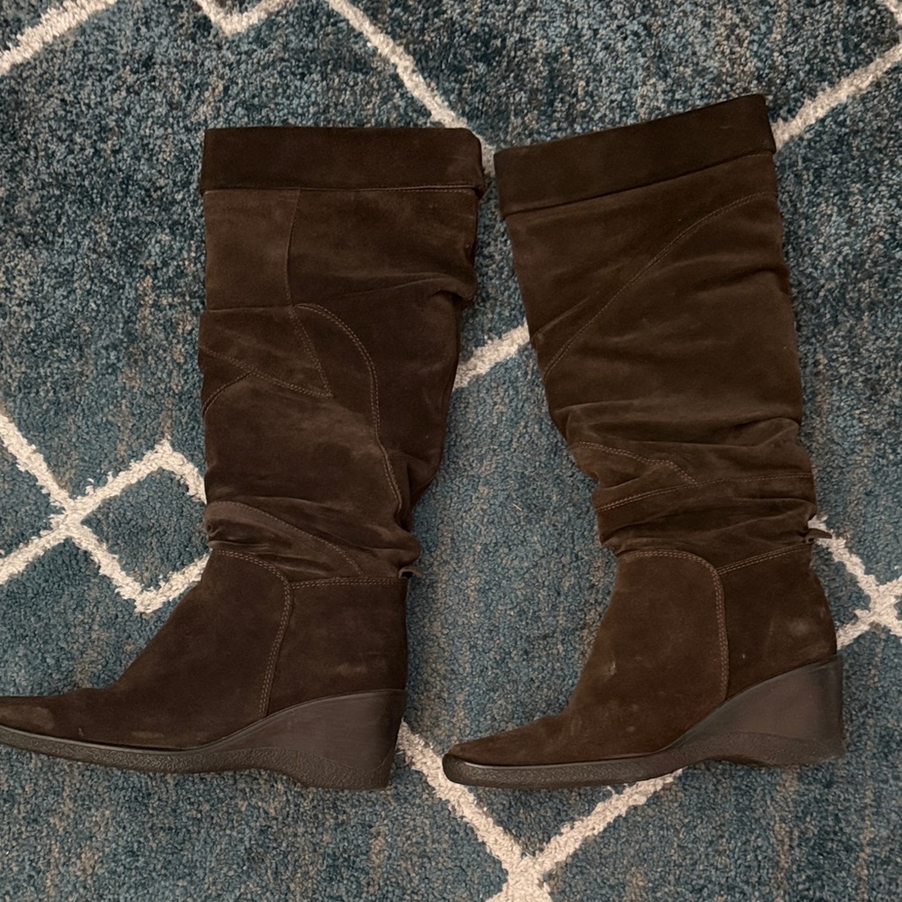 Aquatalia Dark Brown Boots